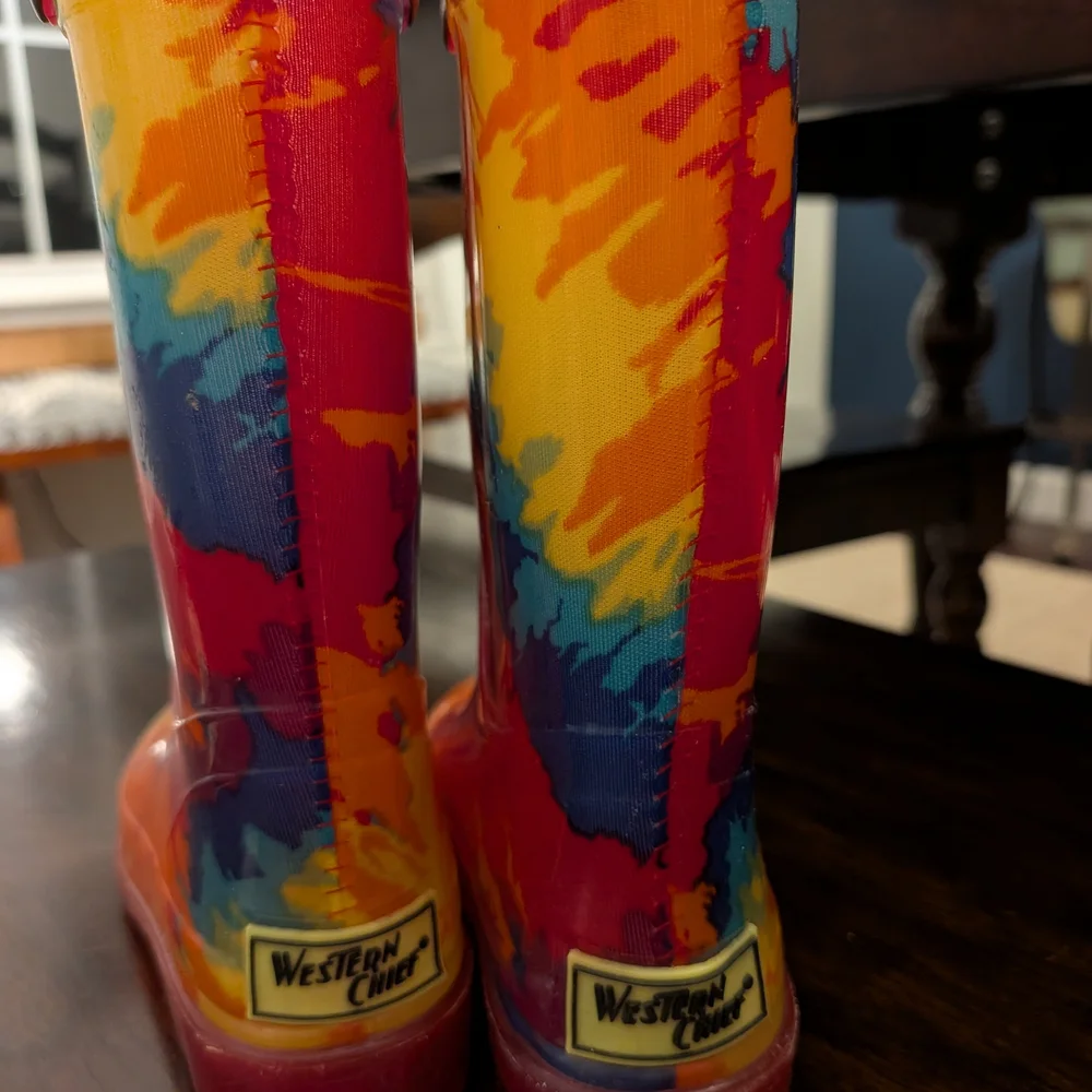 Western Chief Tie-Dye Multi-Color Rain Boots